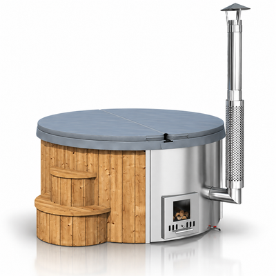 S4N Wood-Fired Outdoor Hot Tub