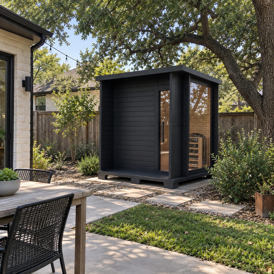 HOW TO PROTECT AN OUTDOOR SAUNA FROM RAIN AND SNOW