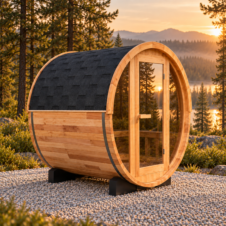CAN YOU PUT AN OUTDOOR SAUNA ON GRAVEL OR PAVERS?