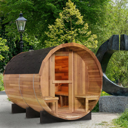 Outdoor Barrel Sauna