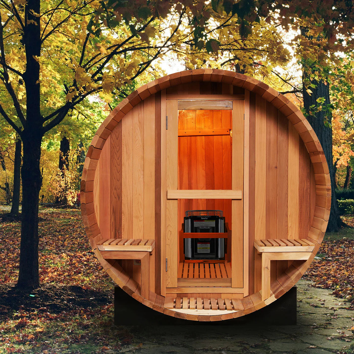 Outdoor Barrel Sauna
