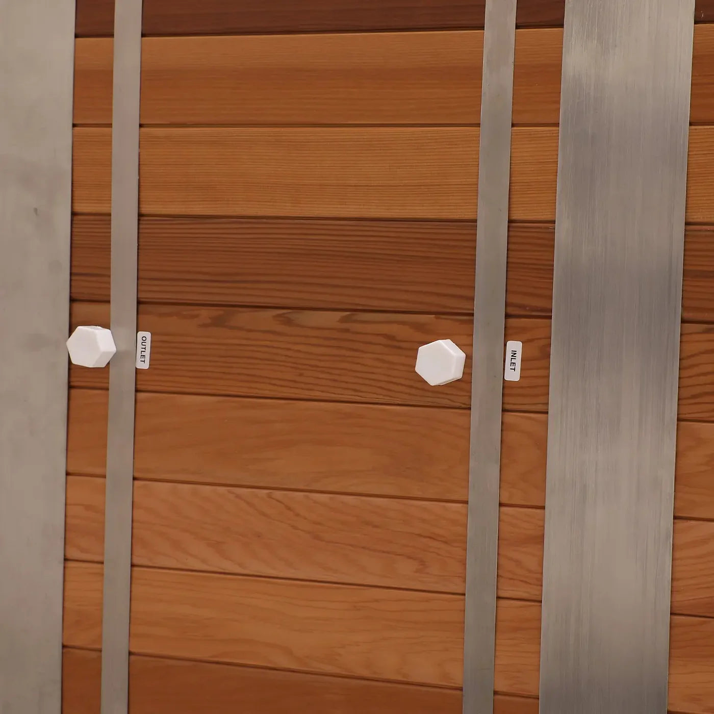 Stillwater Series U-Shaped Red Cedar Ice Bath Tub