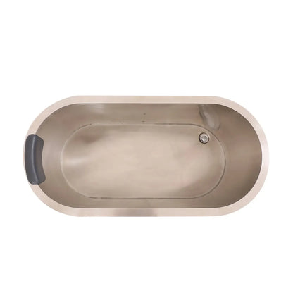 Stillwater Series U-Shaped Red Cedar Ice Bath Tub