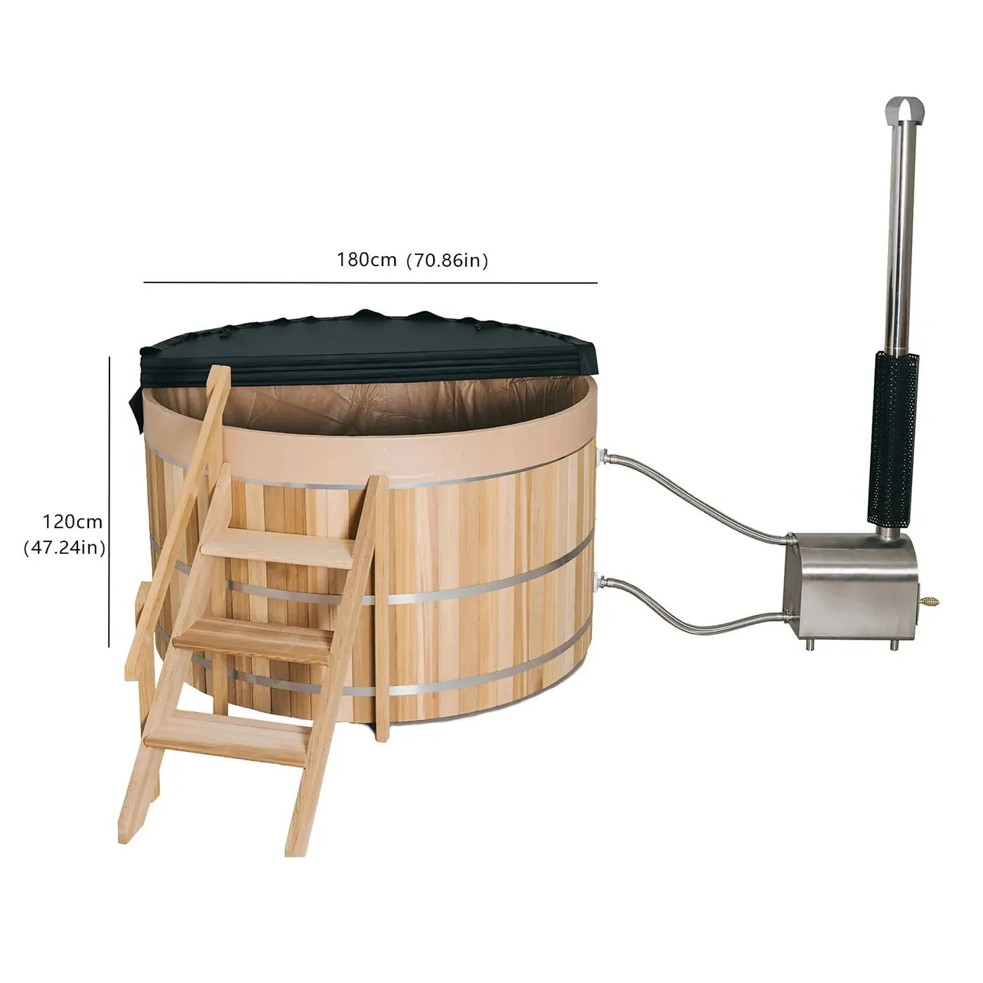 Hotspring Series - External Oven Hot Tub