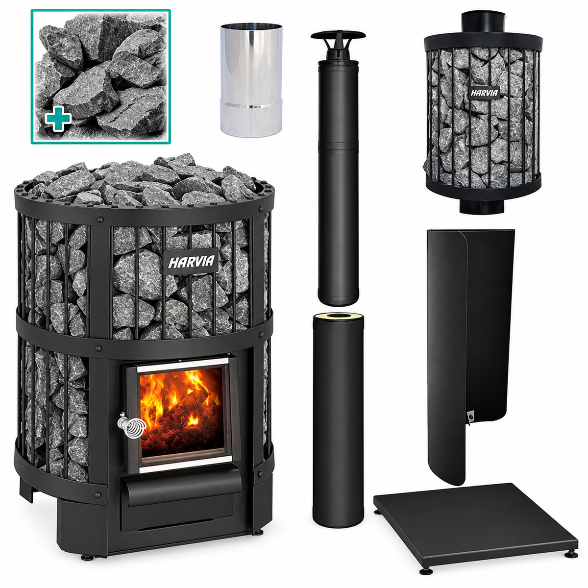 Harvia Legend 150 BK WH Package