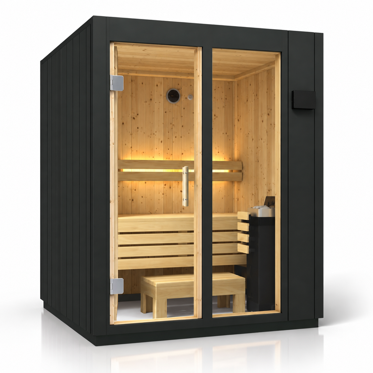 C1 Graphite Grey Indoor Sauna