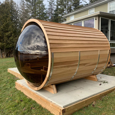Driftwood Series - Red Cedar - 6-8 People - Barrel 7 - Pano View