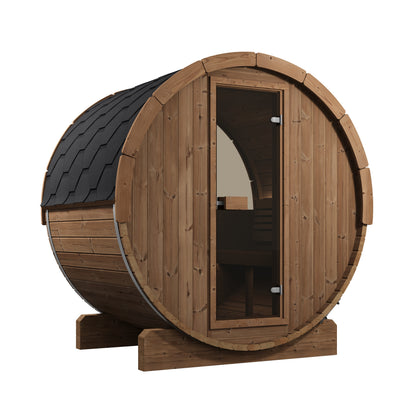 E6W Outdoor Barrel Sauna