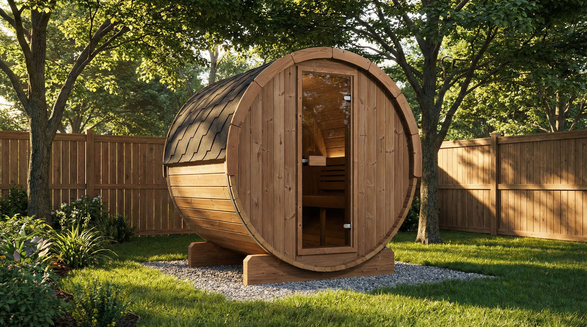 E7 Outdoor Barrel Sauna