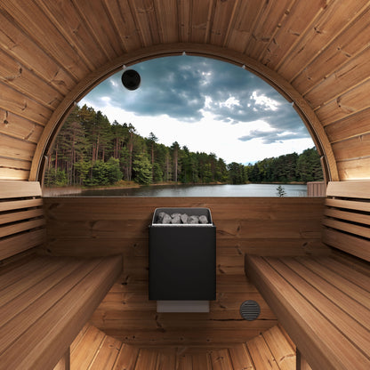 E7W Outdoor Barrel Sauna