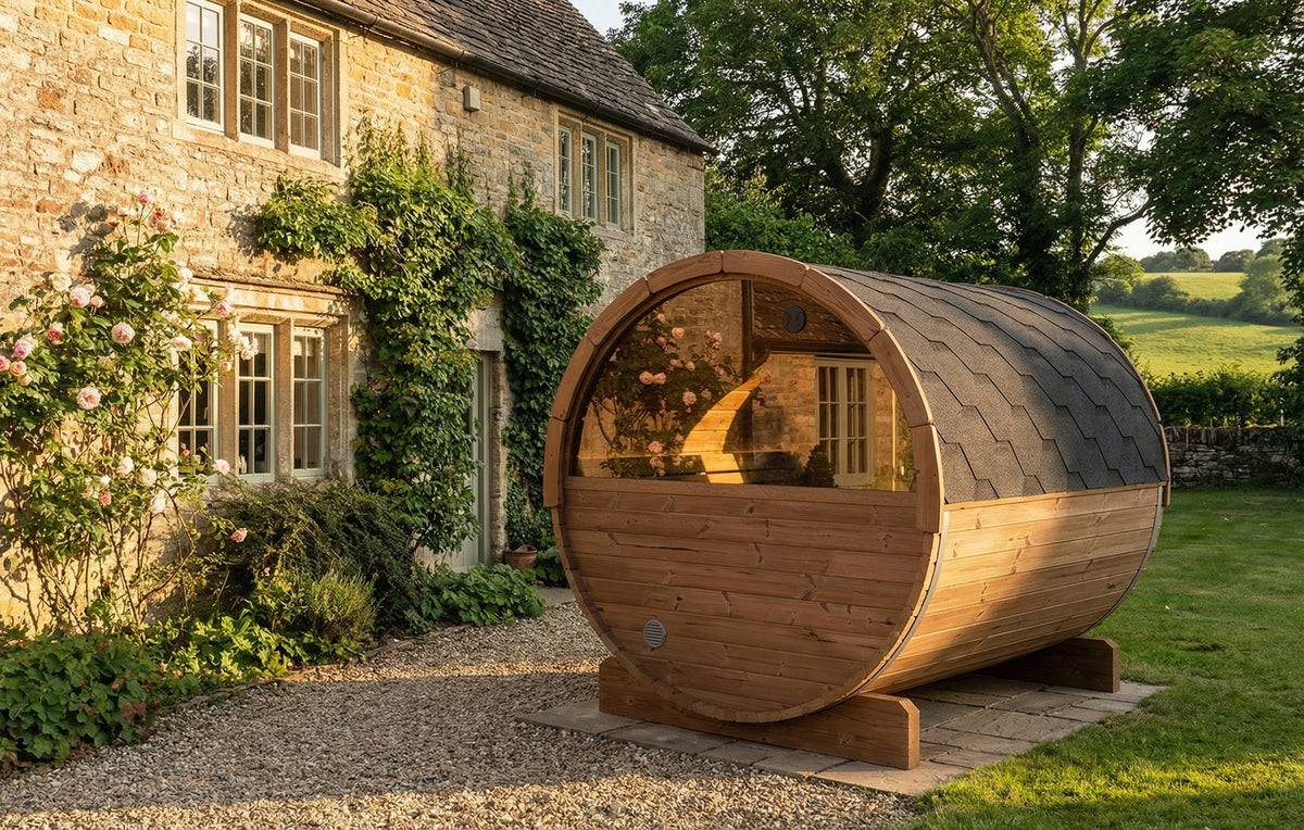 E8W Outdoor Barrel Sauna