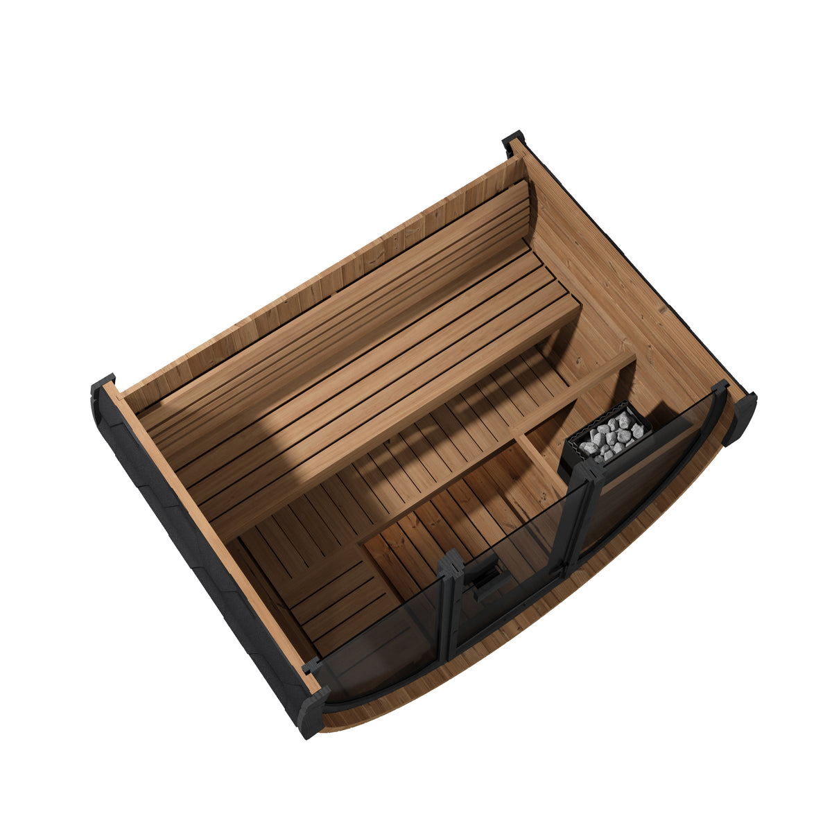 EE6G Outdoor Barrel Sauna