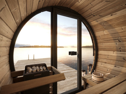 EE6G Outdoor Barrel Sauna