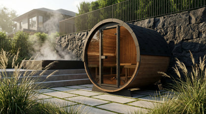 EE8G Outdoor Barrel Sauna
