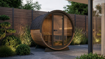 EE8G Outdoor Barrel Sauna