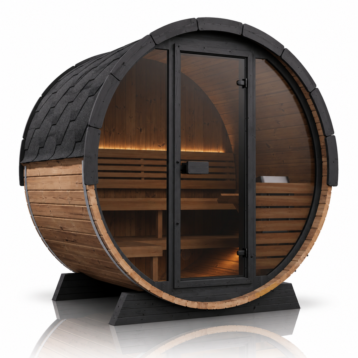 EE6G Outdoor Barrel Sauna