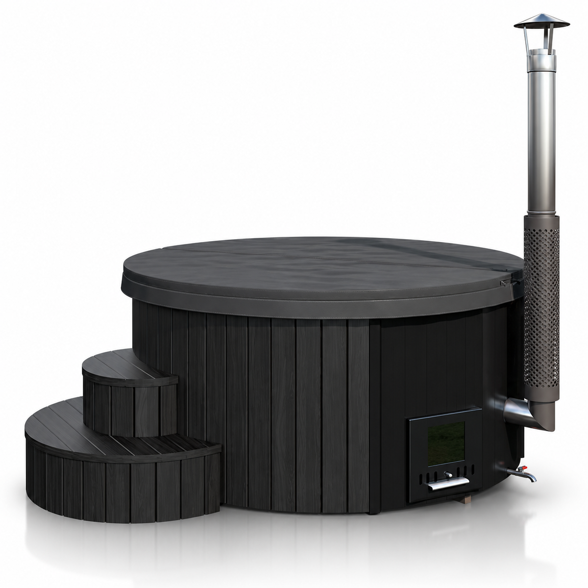 S4B Wood-Fired Outdoor Hot Tub