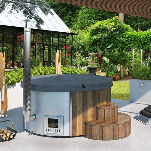 S4N Wood-Fired Outdoor Hot Tub