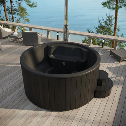 S4B Wood-Fired Outdoor Hot Tub