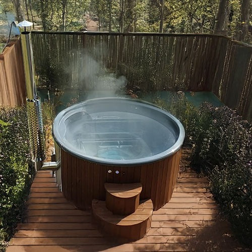 S4N Wood-Fired Outdoor Hot Tub