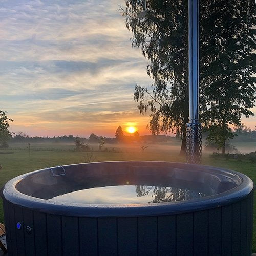 S4N Wood-Fired Outdoor Hot Tub
